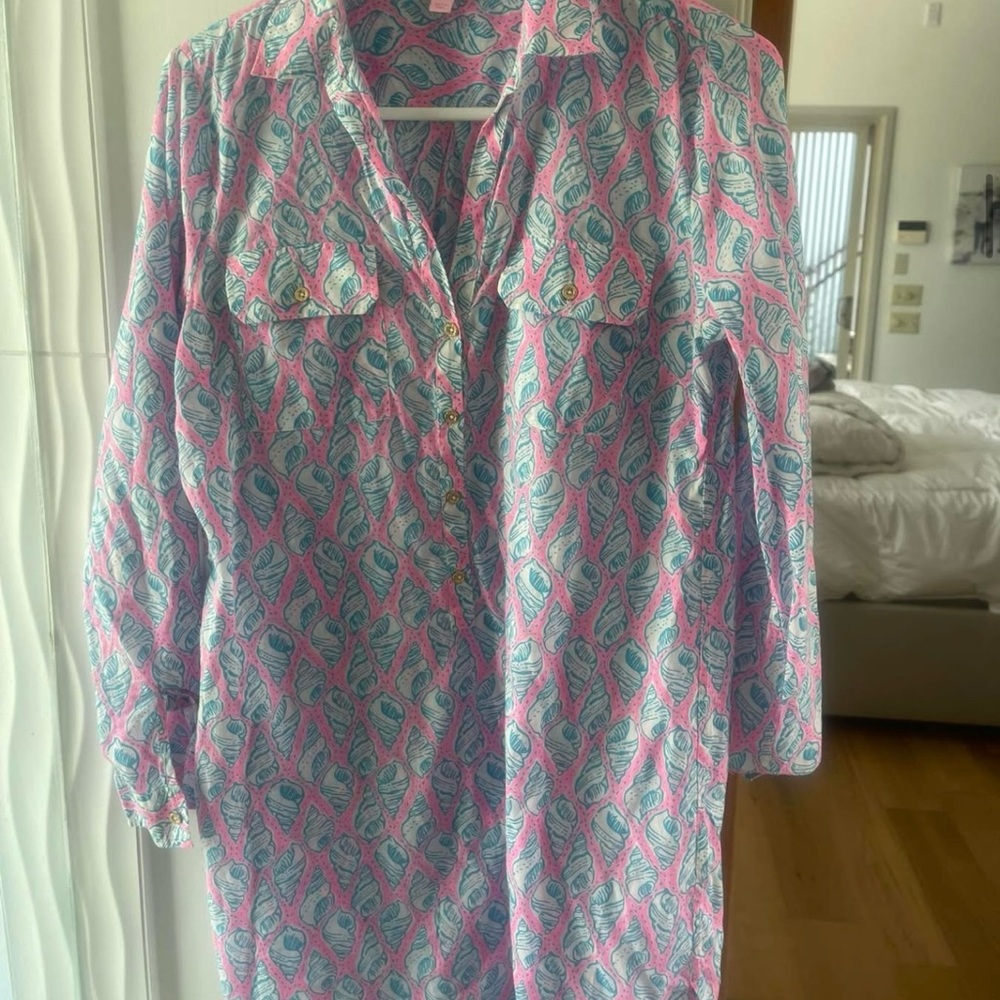 Colorful Leaf Print Tunic